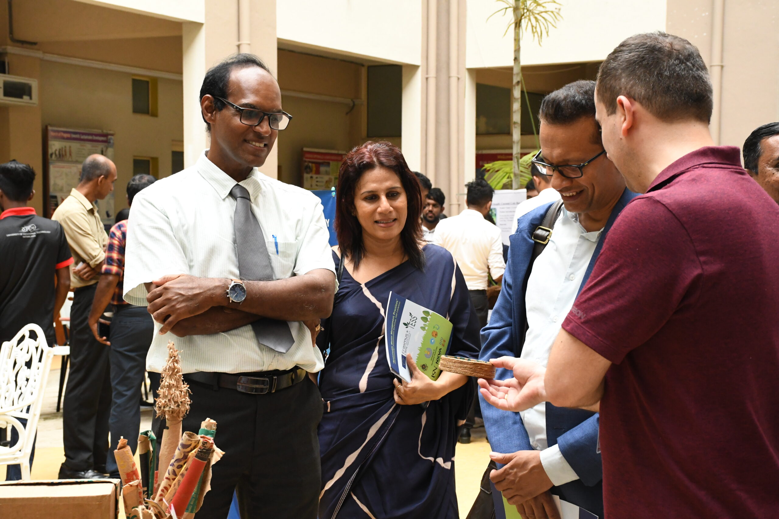 TESS Team Members at the Exhibition